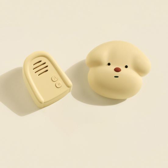 Wireless Doorbell with Receiver Cartoon Puppy 50M Long Distance Volume Adjustable Welcome Doorbell Self-Powered Home Office Door Bell