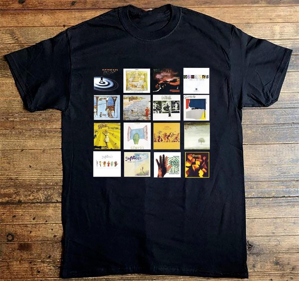 NEW Genesis Band Collection Album 1999 Black All Size Shirt  AM80 Unisex T-Shirt XXXL