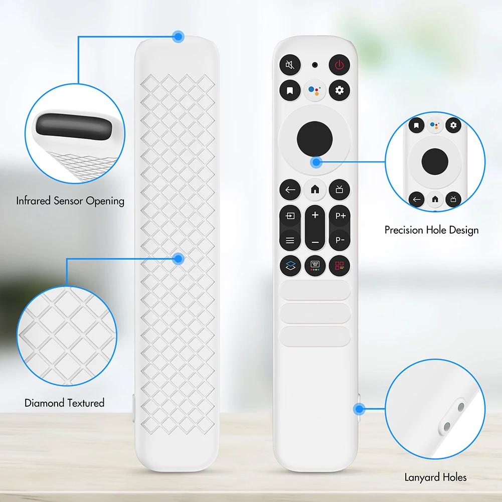 Silicone Protective Case for TCL RC902V Remote Control Smart TV Protective Cover Sleeve For TCL-RC802NU1 Full Package Protective