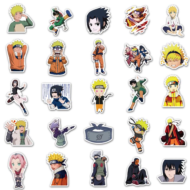 buy 50pcs cartoon naruto anime stickers waterproof skateboard motorcycle guitar luggage bicycle graffiti sticker kids toy at affordable prices free shipping real reviews with photos joom