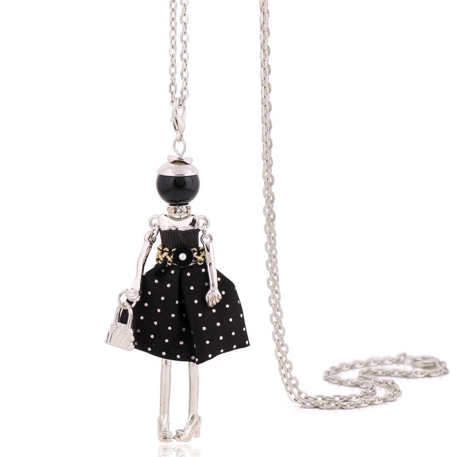 Cute Women Necklace Statement Lady Charm Long Trendy Necklace New Fashion Female Big Pendant Lovely Jewelry Gift