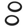 Black Rubber Tire Set: 2 Pieces for 16-inch Electric Bicycle or Delivery Vehicle