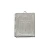 Unique Locket Pendant Jewelry Accessory Modern Book Shaped Pendant with Delicate Carving Pattern for Jewelry Crafting