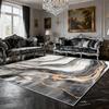 Light Luxury Marble Style Carpet Large Area Living Room Lounge Decoration Rug 200×300cm European Style Bedroom Soft Floor Mat