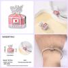 Charms Beads Fit Brand Original Bracelets 100% Copper Pink Crown Perfume Bottle Easter Eggfine Diy Jewelry Gift
