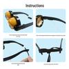 Cartoon Prank Blink Glasses: Pull-String Novelty Toy for Kids