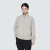 Women's Stand Neck Zip-up Light Beige (S24FWFFJ61)