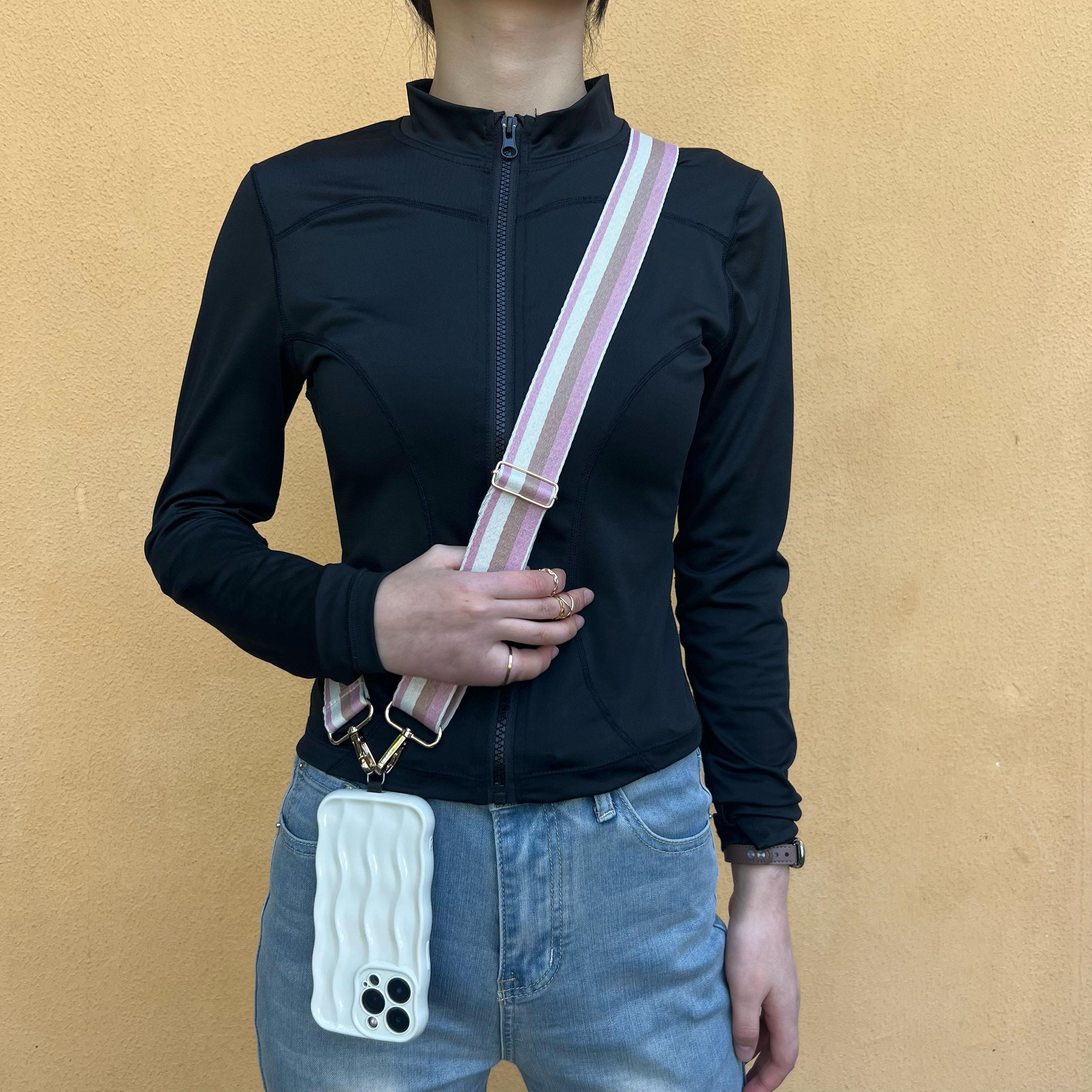 

Многоцветный ремешок для телефона, регулируемая сумка для камеры, чехол для карт, ремешок для удостоверения личности, аксессуары розовый