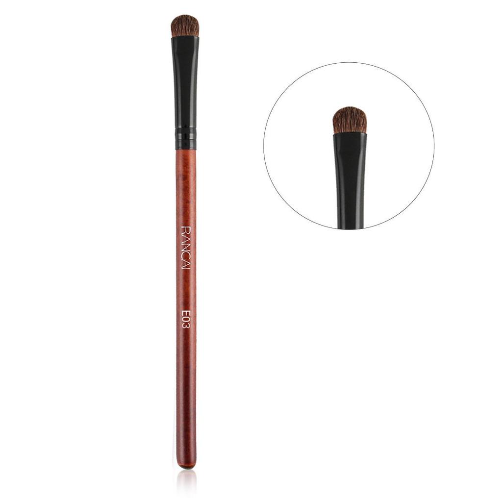 Tragbarer reiner Pferdehaar Lidschatten Verblenderpinsel - Große weiche Borste für Augen-Make-up