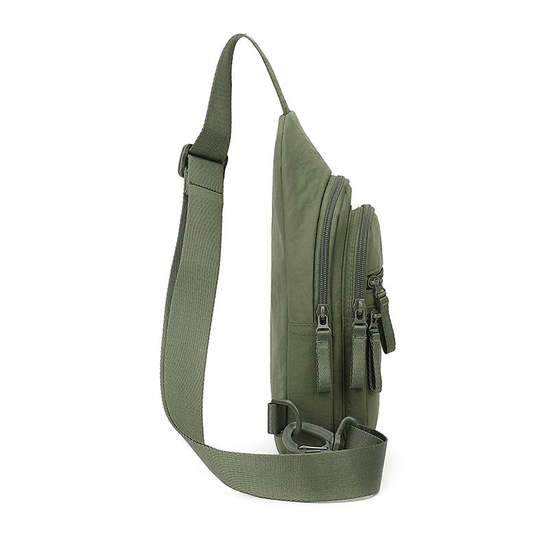 Men's Chest Bag Outdoor Commuter Multi-Layer Crossbody Bag