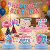 Colorful Six Seven Party Decor Ice Cream Theme 67 Honeycomb Ornaments  Birthday Party