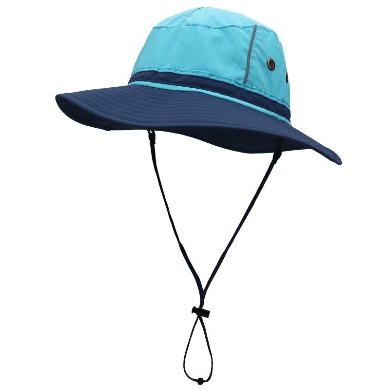 Spring and Summer Visor Hat Female Fisherman Hat Outdoor Mountaineering Light and Thin Big Brim Hat Sun Protection Hat Summer Cool Hat