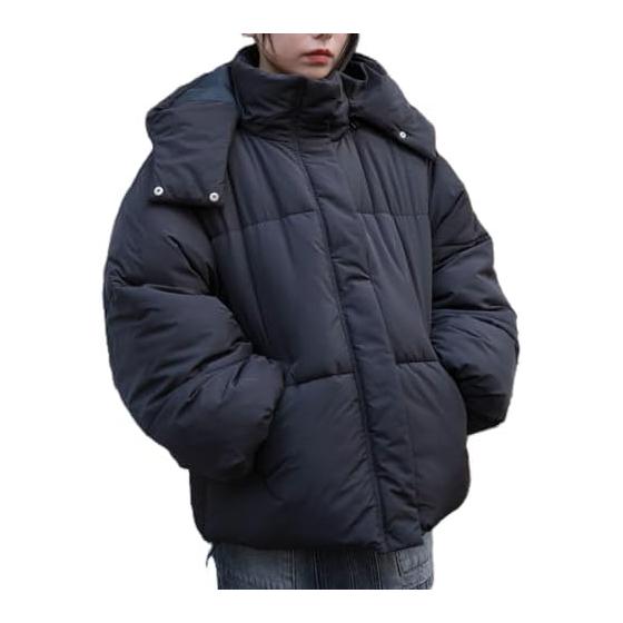 [Wego] 2WAY Hooded Puffer Blouson, Outerwear, Blouson, Cold Protection, Insulated Blouson, Outdoor, Insulated Jacket, Korean Clothes, Autumn Clothes,