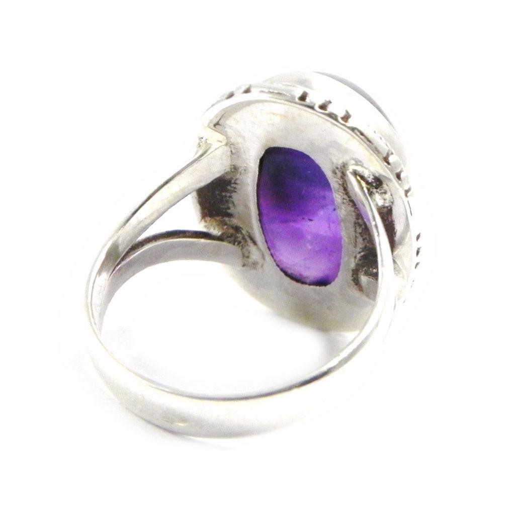 Amethyst 'Heaven' Silver Ring