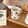 Tazza da Caffè in Ceramica Orso Cartone Animato Tazza Orso Cioccolato Tazza Ragazza Tazza da Caffè Retrò Tè Pomeridiano Carina Ceramica Carina Tazza da Caffè Carina