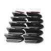 10Pc Universal Car Accessories Tail Decorate Bumper Shark Fin Black Wind Knife Tail Car Model Supplies Refit Black