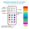 Wireless Art Display Led Painting Light RGB Color Battery Powered Puck Lamp with Remote Control Party Home Decoration