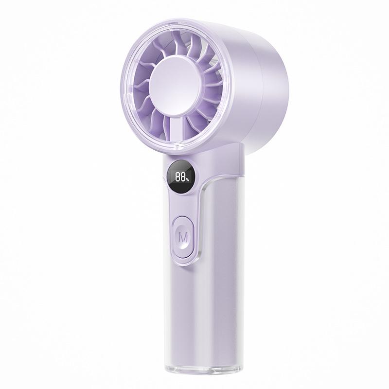 2026 Compact Handheld & Desktop Silent Cooling Fan with Ice Pack 54*52*140mm