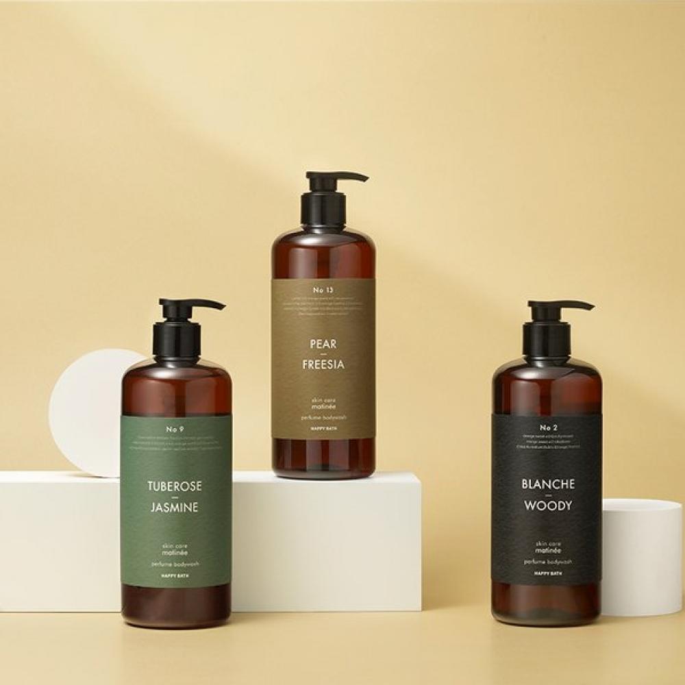 Happy Bath Skincare Perfume Body Wash Blanche   Woody Fragrance 900g