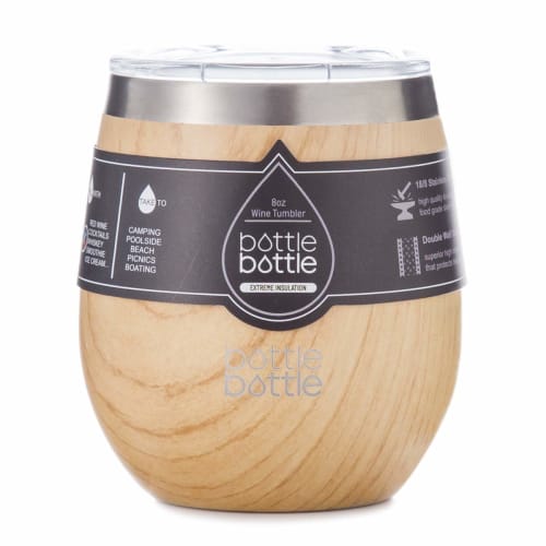 250ml Stainless Steel Tumbler with Lid, Vacuum Insulated, Straw, Insulated, Suitable for Men and Women, Coffee, Wine, Beer, Office, Home, Wood Grain