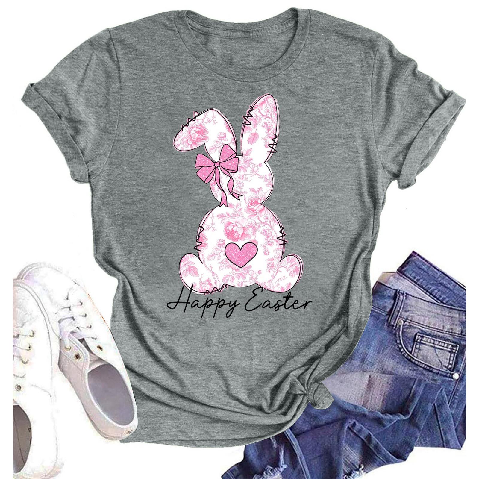 

Женская модная футболка с круглым вырезом и коротким рукавом, пуловер L