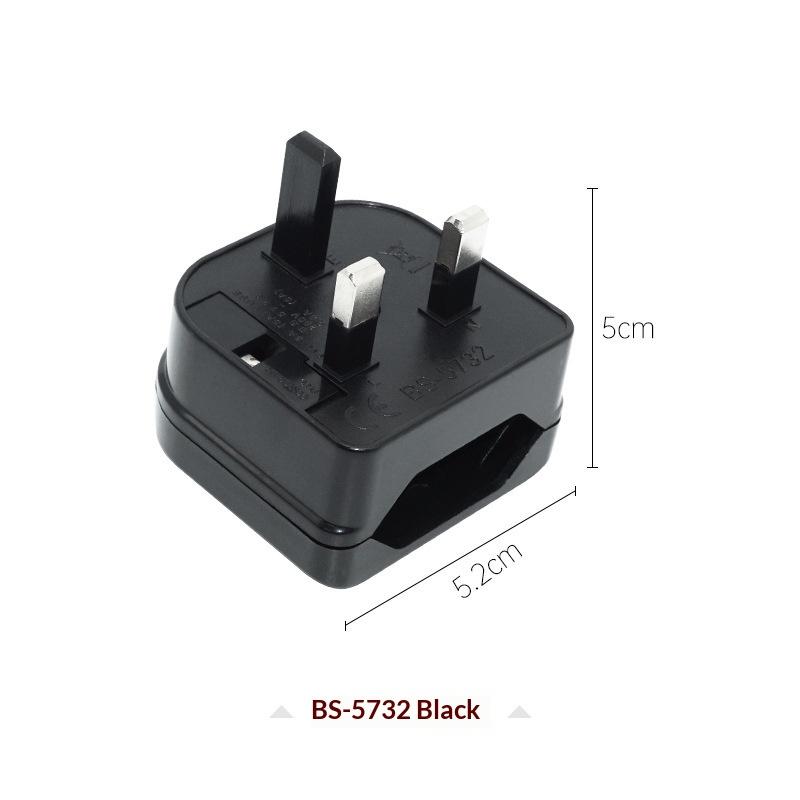 

European Euro Eu 2 Pin To Uk 3 Pin Power Socket Travel Plug Adapter Converter Power Adapter Charger Power Socket Outlet A1