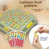 Board Game Fruits Themed Strategy Chess Memory Match Challenge Cognitive Educational Adventure Toy For Family Kids Holiday Party