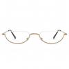 Retro Ultra-light Metal Half Frame Reading Glasses Portable Men Women Readers Optical Spectacle Small Frame Eyeglass