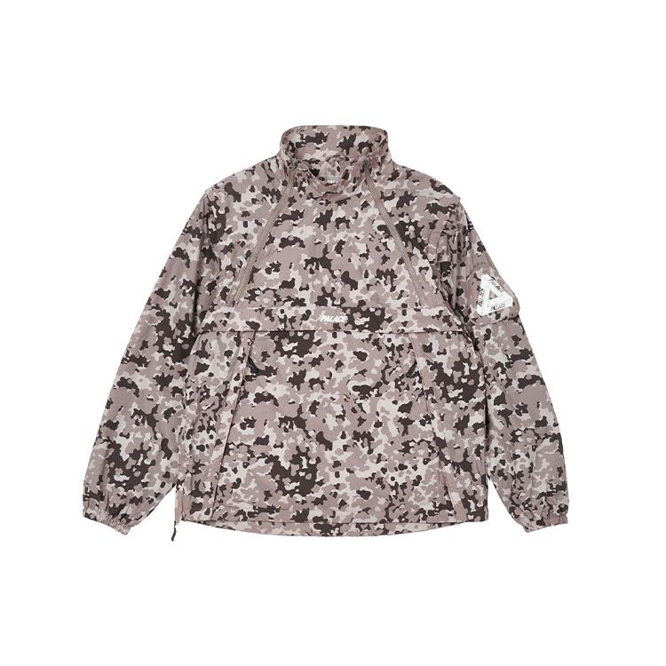 Palace Zip Off Gilet Jacket Urban Camo Unisex Outerwear Multi-Color P22JK078