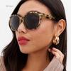 Retro Large Frame Fashion Sunglasses High-class Sense of Street Beat Personality UV Protection Glasses Women's Sunglasses Gafas