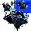 Creative Skull Personalized Car Stickers Halloween Car Decor Self-adhesive Car Stickers Motorcycle Car Skull Graffiti Stickers