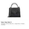 Chanel 23P SS Calfskin Clutch Small Women's Black AP3236-B10307-94305