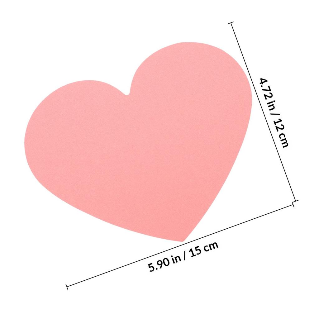 40 Stück Herzförmige Grußkarten DIY Valentinstag Notizkarten Herz-Ausschnitte Papierdekorationen für Wünsche und Nachrichten