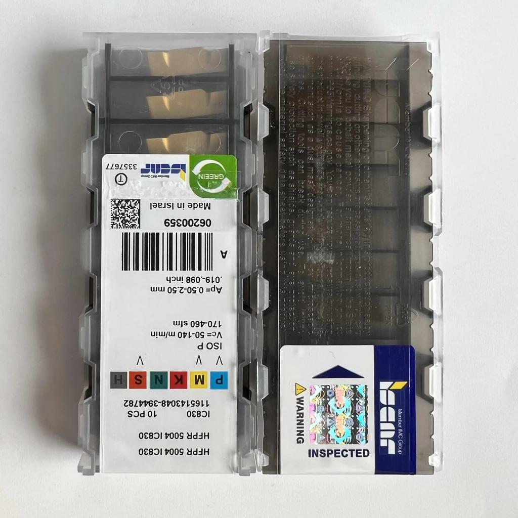 ISCAR / HFPR5004 IC830 /Industrial indexable Carbide Inserts 10 PCS