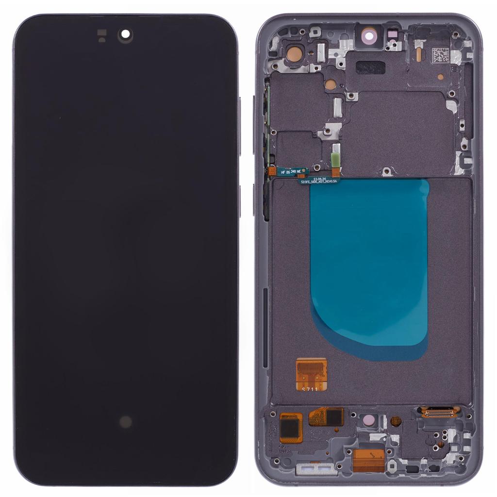 For Samsung Galaxy S23 FE S711 Grade C OLED Screen and Digitizer Assembly+Frame Replacement Part (Without Logo)
