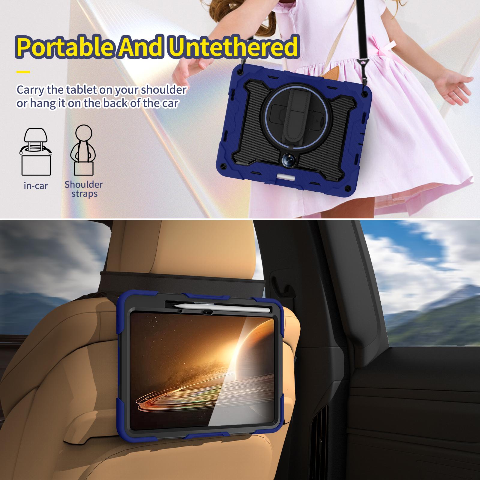 Étui Blindé Rotatif à 360° Pour OnePlus Pad 11,61 pouces Coque Robuste Heavy Duty Support Multi-Angles Avec Poignée Anti-Choc OnePlus Pad 2023