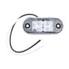 4X 2 LED Auto PKW LKW Anhänger Wohnwagen Seitenmarkierungsleuchte Begrenzungsleuchte 12V 24V Weiß