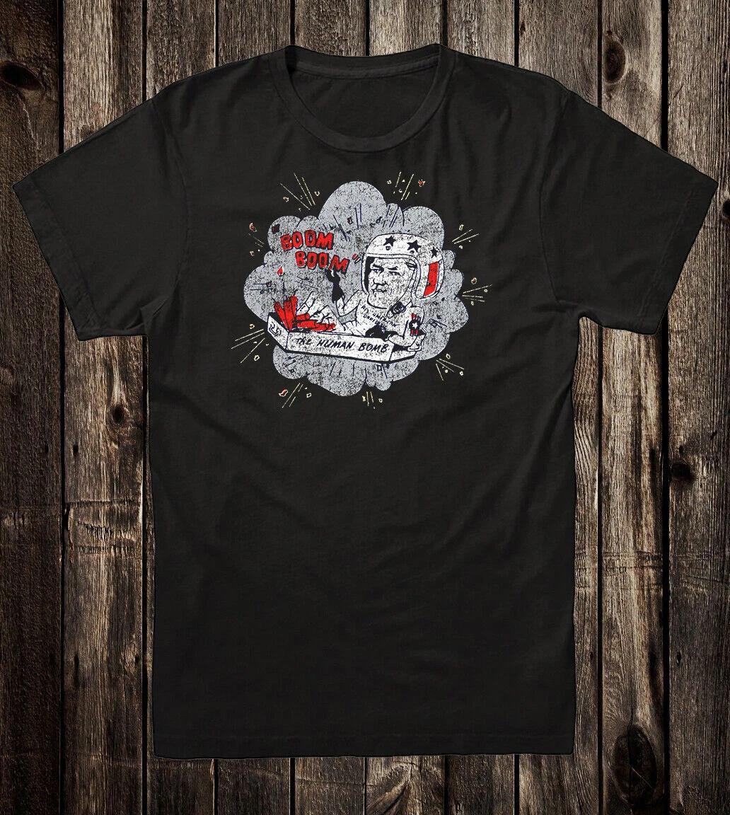 

Hot Rod Tee T Shirt Drag Race Racing Benny The Human Bomb Koske Boom Boom S
