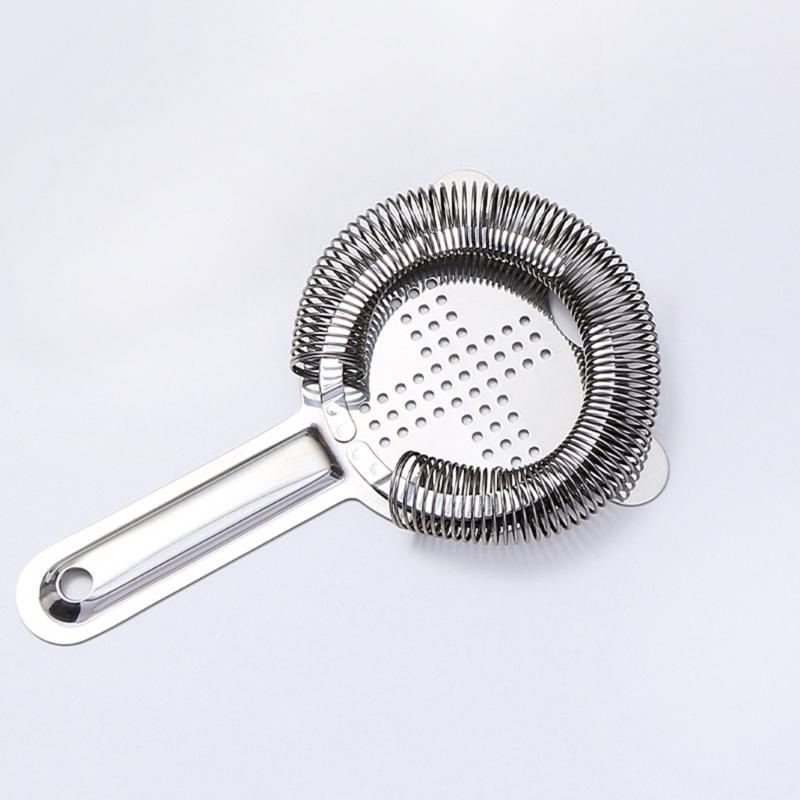 Colino da Cocktail a Forma di Croce in Acciaio Inossidabile Colino per Ghiaccio per Cucina Bevande Fatte in Casa Strumenti da Barman