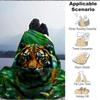 1pc Tiger Print Blanket Warm, Cozy, And Soft, Suitable for Sofas, Beds, Cars, And Office Use.Perfect for Camping And Travel, Making It a Great Gift Fo