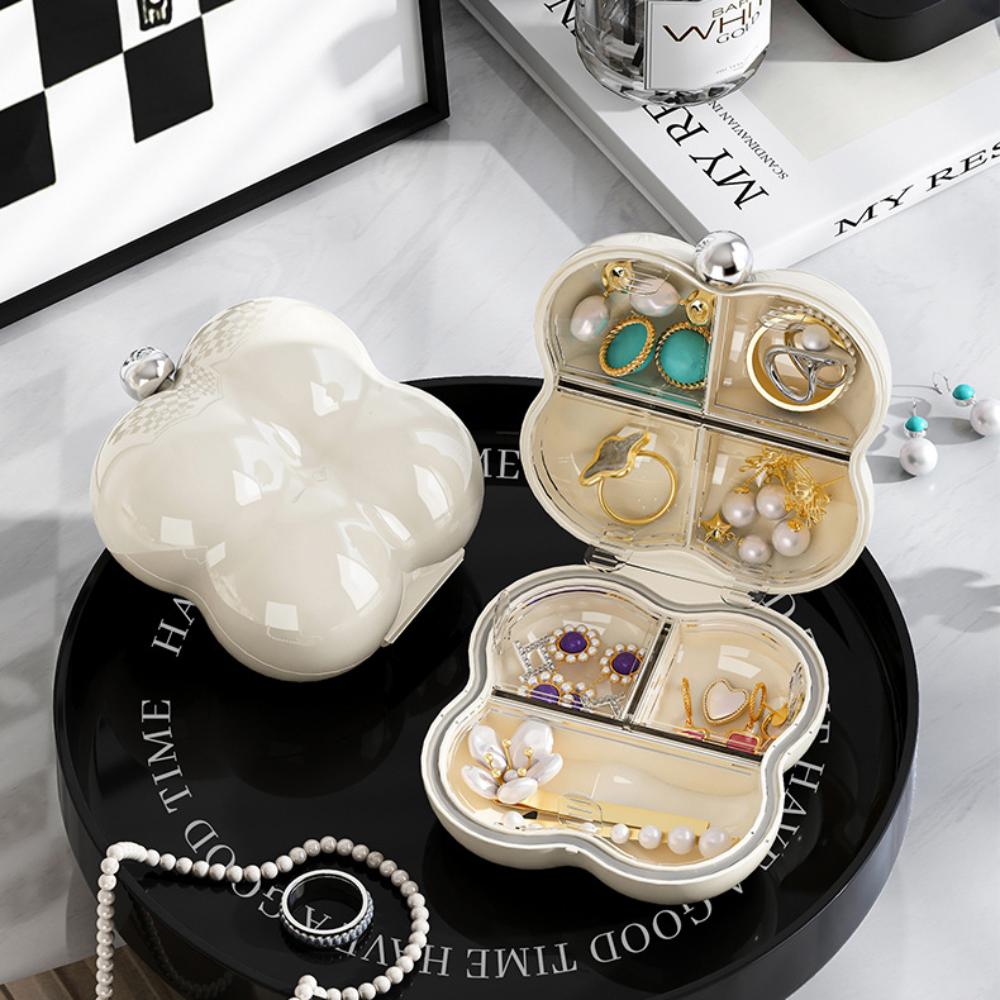 Mini Pill Boxes Portable Small Storage Container Marshmallow Shape Jewelry Storage Box  Travel