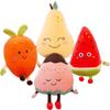 Cute Strawberry Watermelon Carrot Pear Plush Toy For Kids 25cm Height Gift
