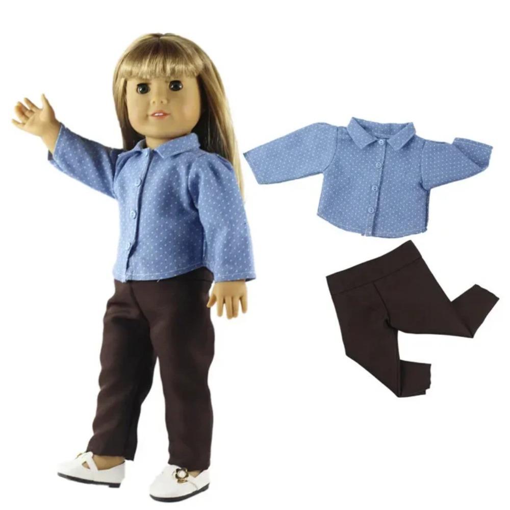 1 Conjunto Roupas de Boneca Casuais Bonitas para Boneca Americana de 18 polegadas Muitos Estilos para Escolher A90