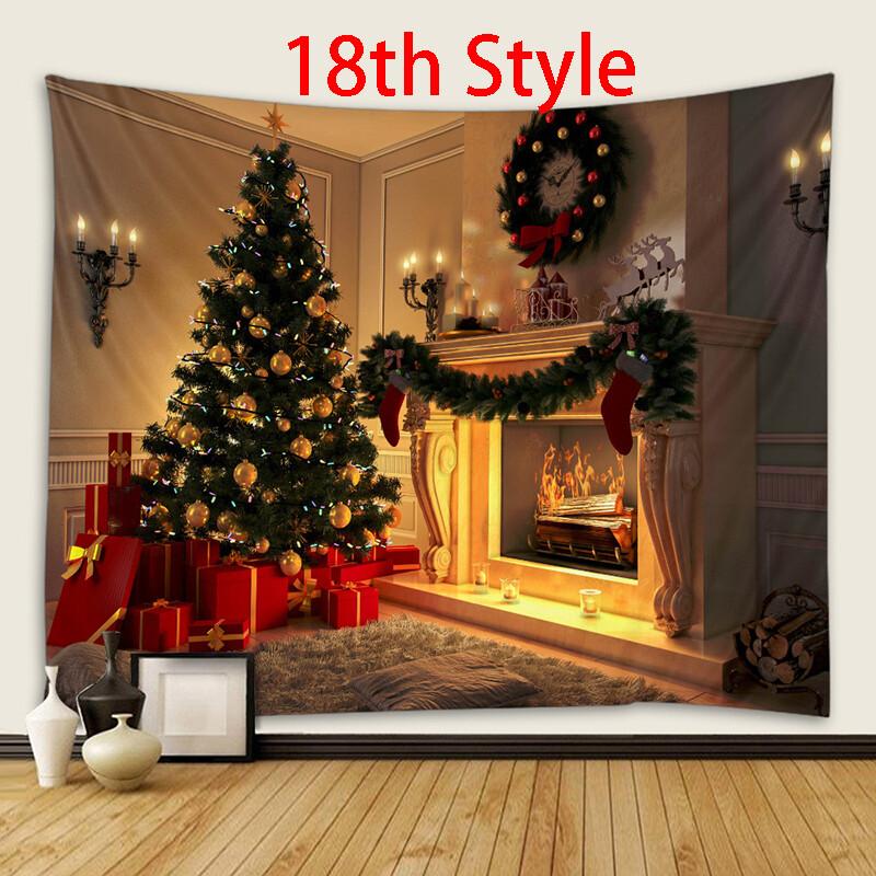 Christmas Photography Backdrops Child Christmas Fireplace Decoration 150*130cm