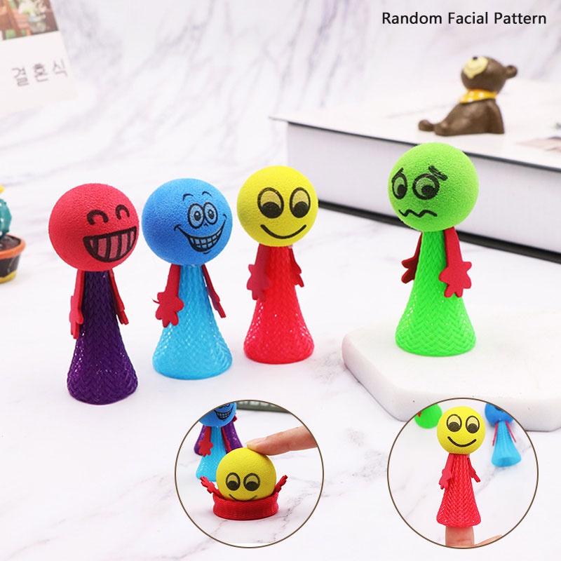 Spring Into Fun With Eva Spring Man Toys Set Of 4, 10cm Size, Great Gift For Friends