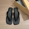 [Fanfuna] flip-flops women's summer outer wear 2025 new versatile fashion pinch foot beach lazy slippers