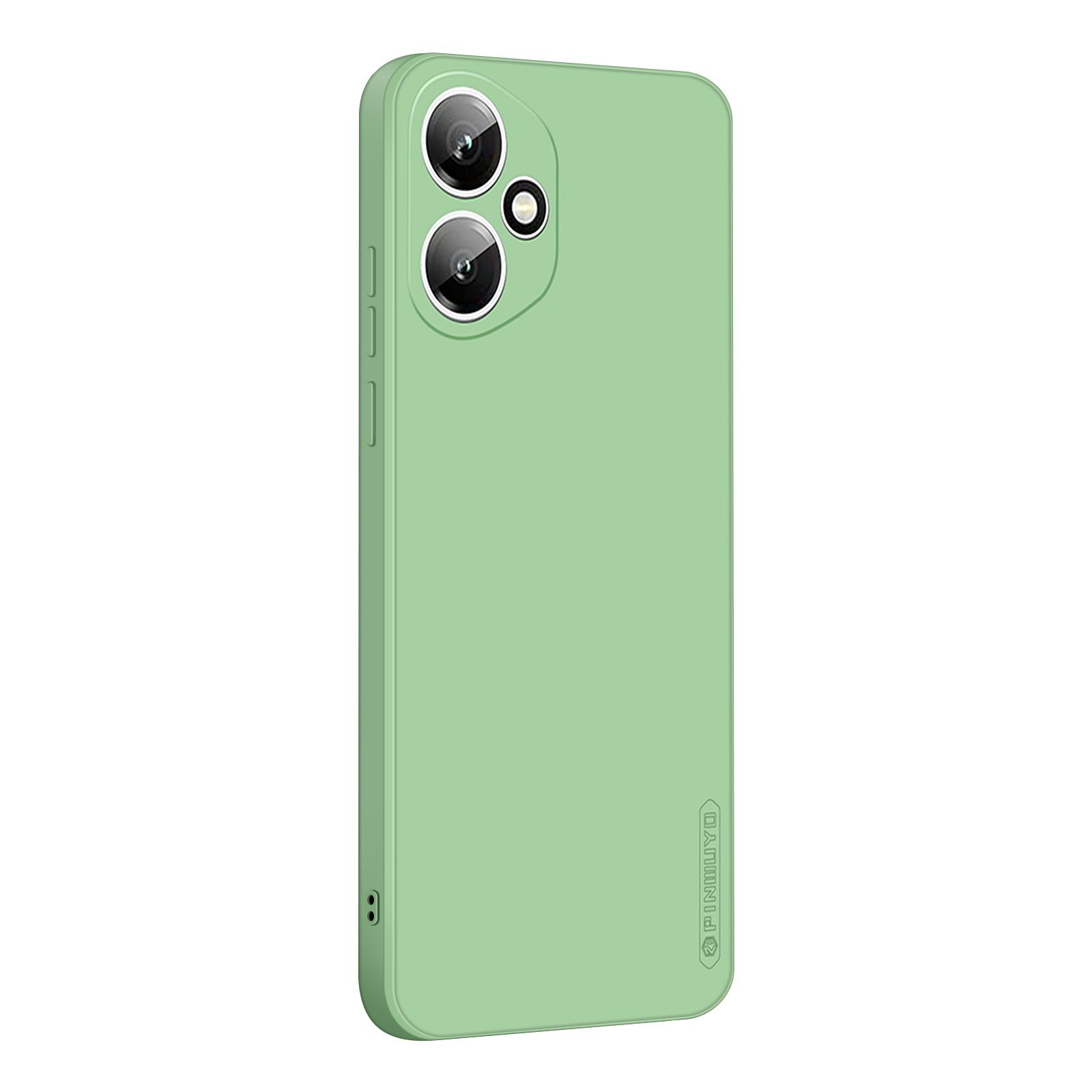 

For Honor 400 5G (Global) Phone Case PINWUYO Soft Matte TPU Mobile Back Cover Green