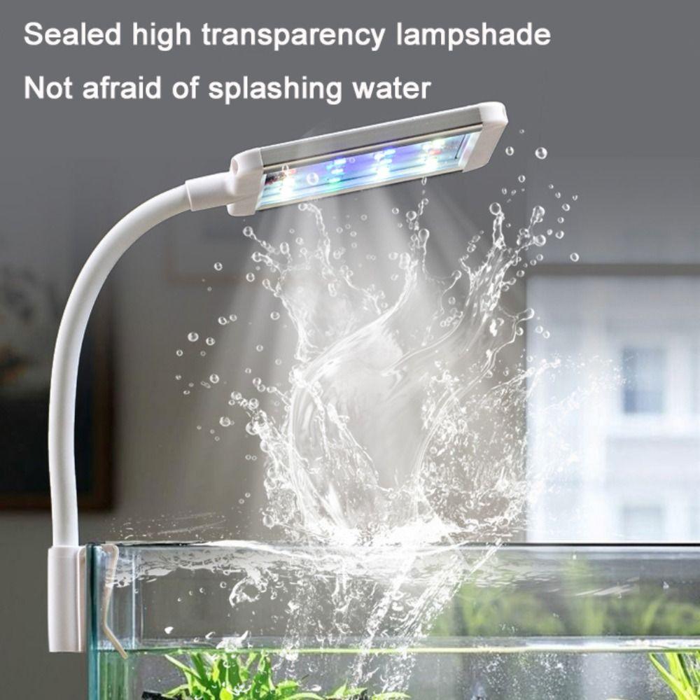 Adjustable Aquarium LED Light USB Fish Tank Clip Lamp Practical Fish Tank Light Aquarium Plants