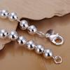 High Quality Fashion   Copper Bracelet Jewelry Charm 8MM Chain Bead Bracelets Gifts for Women Wedding 20cm