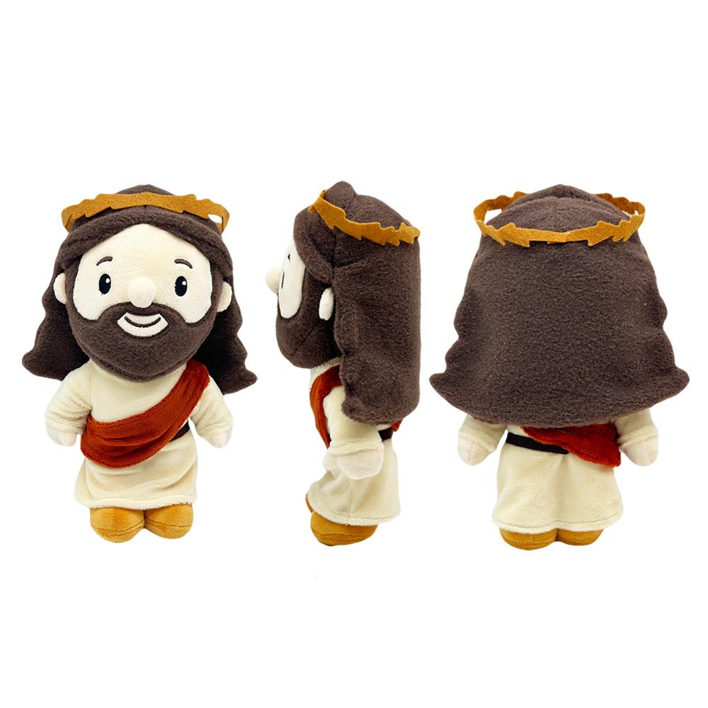 28CM Plush Jesus Plush Doll Toy Simulation Christian Jesus Dolls Stuffed Soft for Christian Faith Gift
